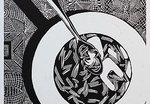 Photo "À table ! Gravures et sculptures d’élèves des Beaux-arts"