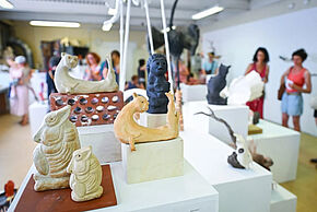 photo de l'Exposition des travaux des élèves des Beaux-arts