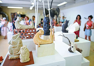 photo de l'Exposition des travaux des élèves des Beaux-arts