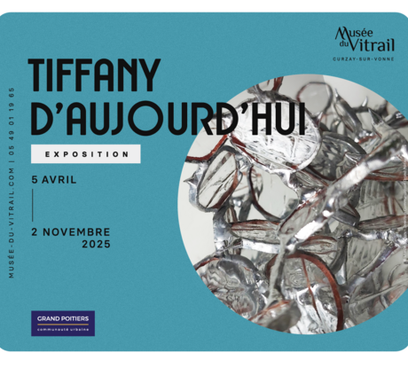 Affiche de l'exposition "Tiffany d'Aujourd'hui"